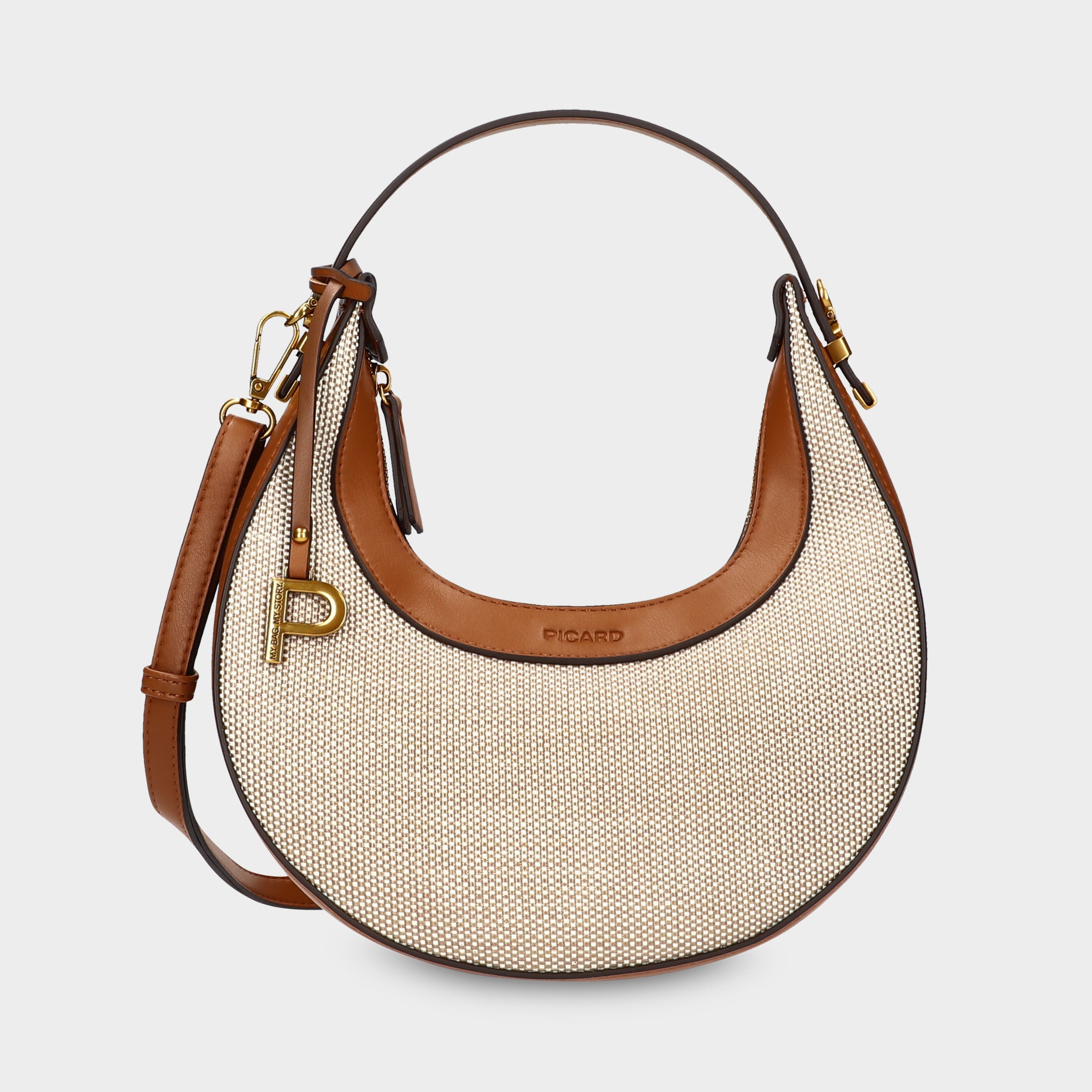 Schultertasche Croissant R258