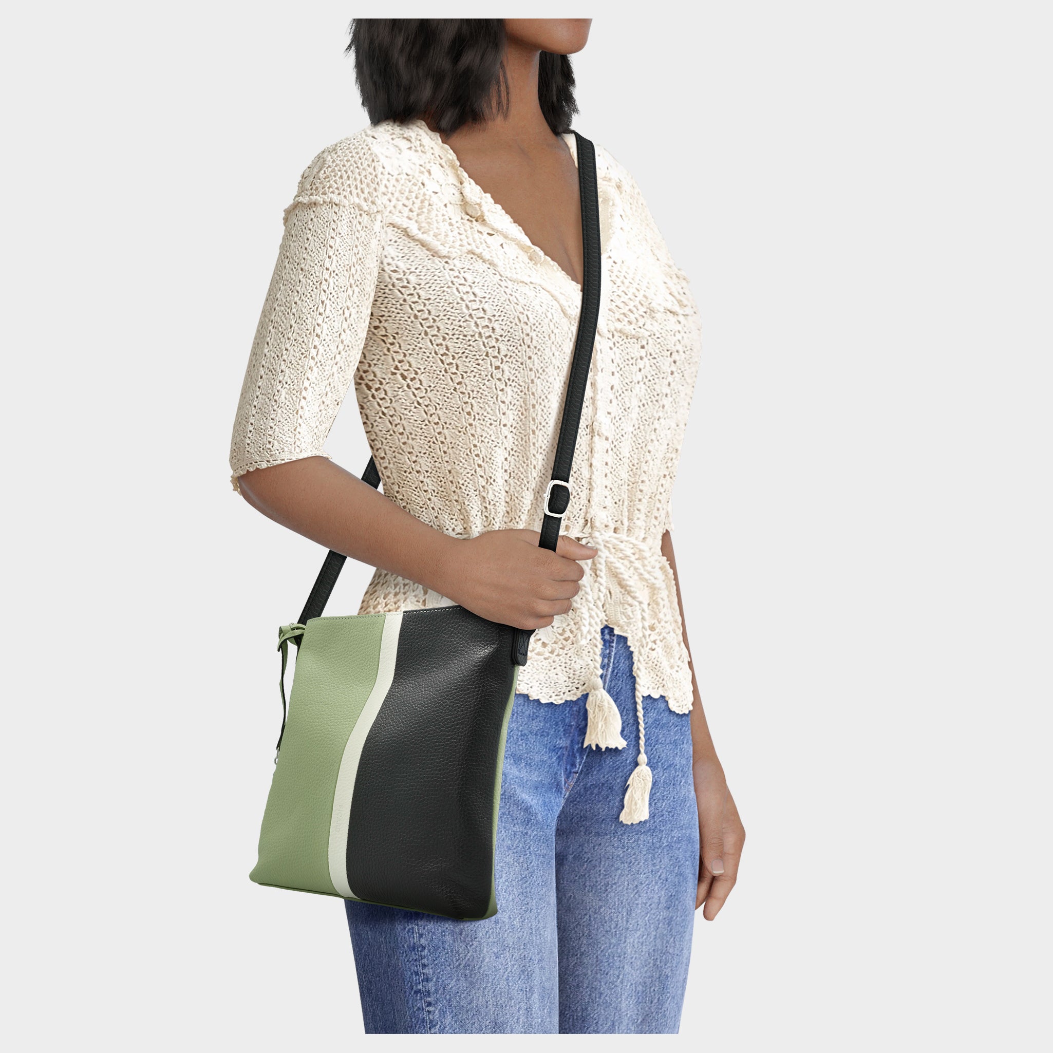 Schultertasche Stripes 7132