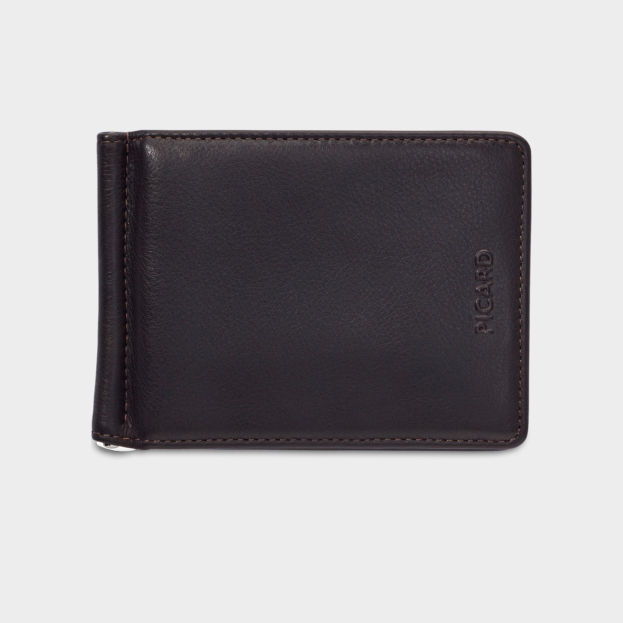 Picard Stash 1 Portafoglio Donna In Pelle: Nero, 8 Scomparti Carte, Compatto 19x10cm