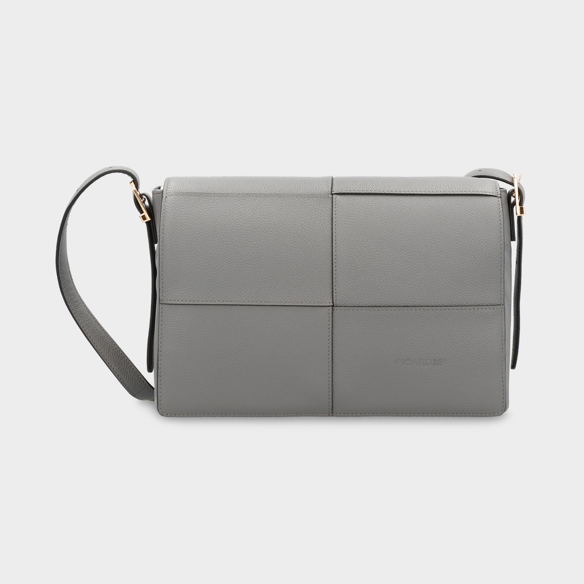 Picard Germany grey and white high quality textured Crossbody