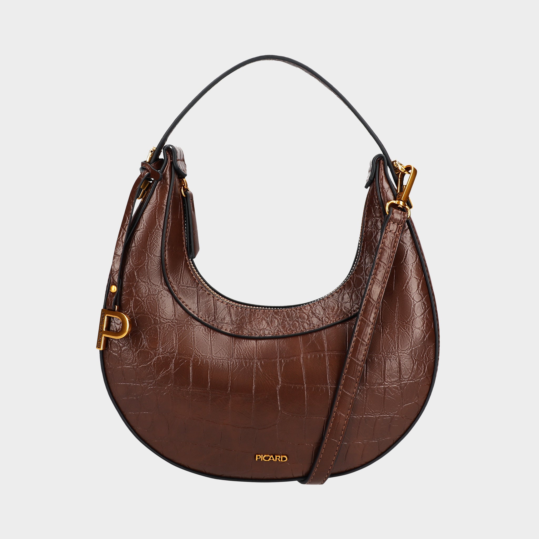 Schultertasche Croissant R262